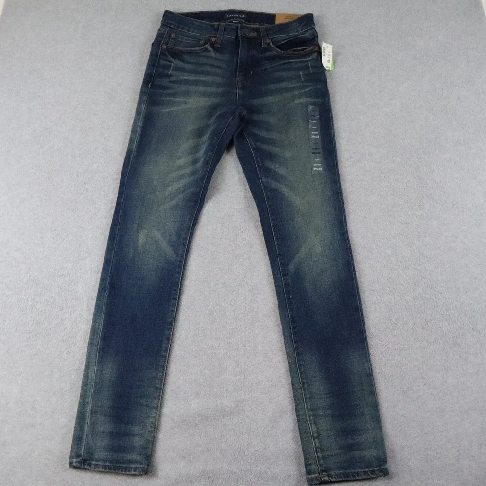 Aeropostale‎ Jeans Mens 29x32 Aero Skinny 5-Pocket Stretch Flex Denim Blue NWT